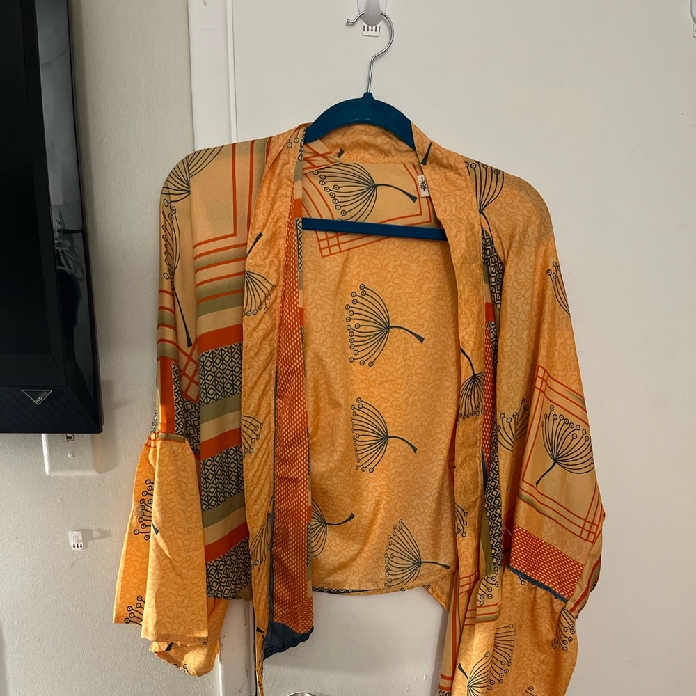 Silk Kantha bae cardigan